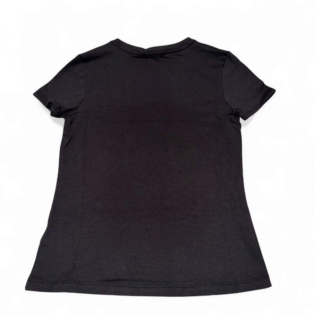 Sundry Black Tencel Modal Tee Shirt XS New With Tags Soft Luxury Basic - Picture 3 of 5